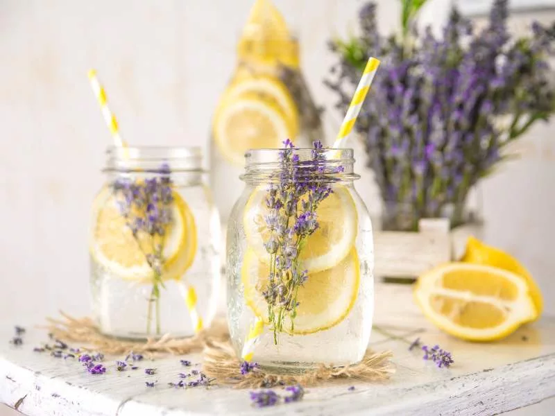lavender infused water