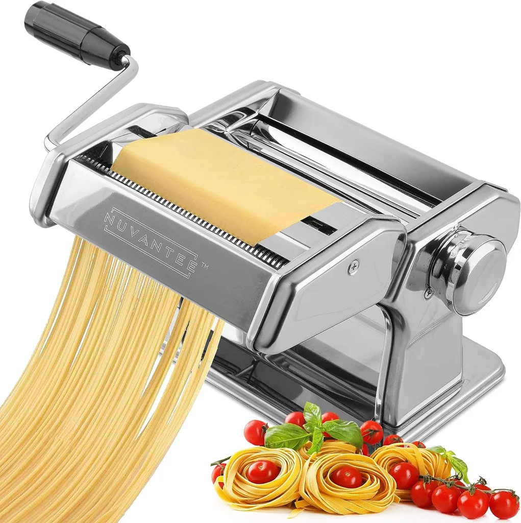Nuvantee Pasta Maker Machine, the 3rd best past maker for beginners 2023 and our number one for budget option
