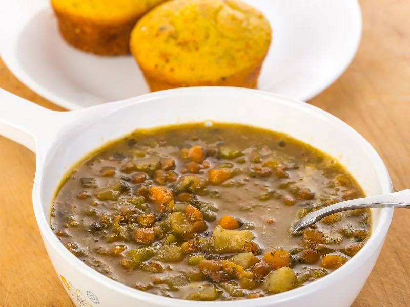 lentil and vegetable soup